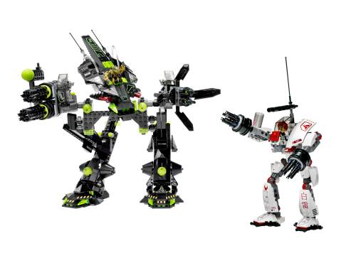 LEGO Exo-Force Bridge Walker vs. White Lightning • Set 7713