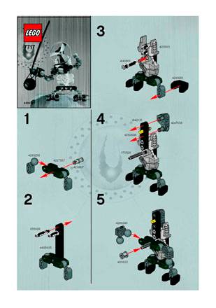 LEGO BIONICLE QUICK Bad Guy Green polybag • Set 7717 • SetDB