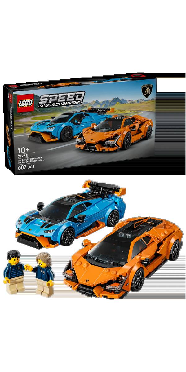 LEGO Speed Champions Lamborghini Revuelto & Huracán STO