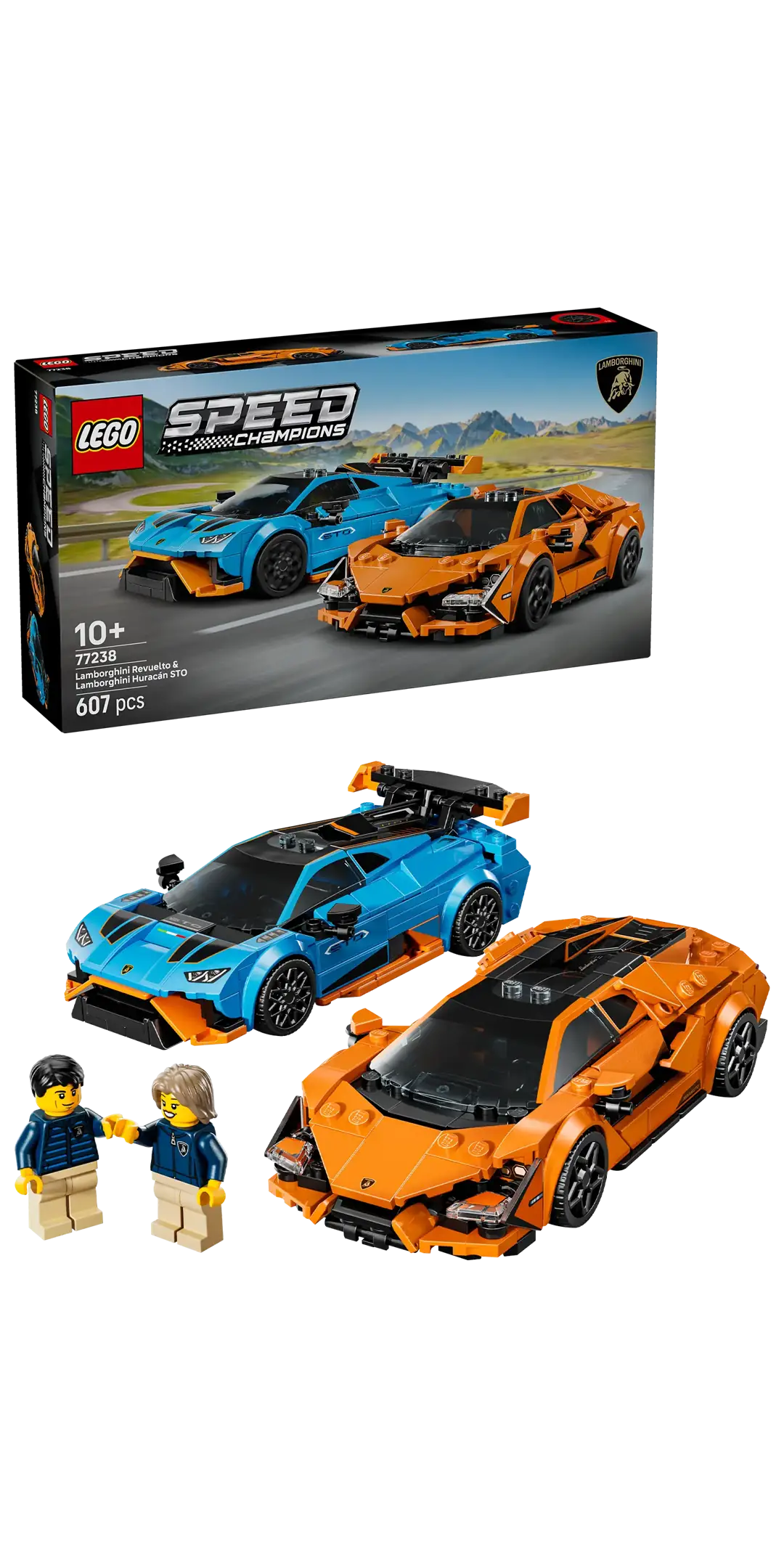 LEGO Speed Champions Lamborghini Revuelto & Huracán STO