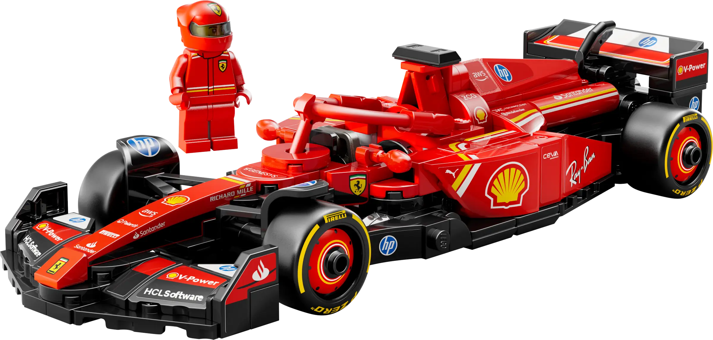 LEGO Speed Champions Ferrari SF-24 F1 Race Car • Set 77242