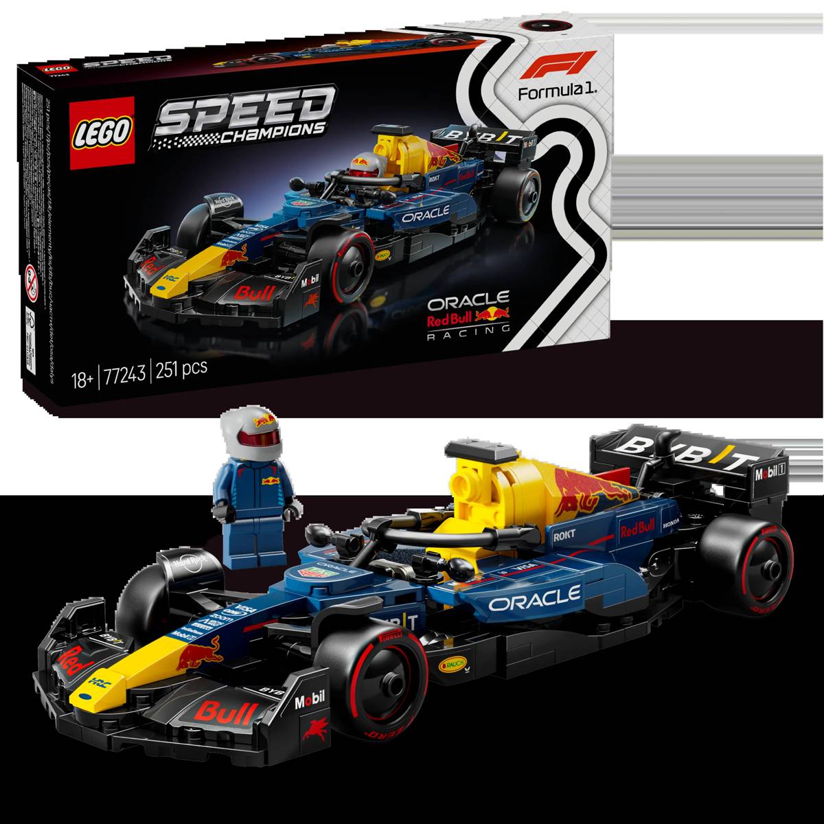 LEGO Speed Champions Oracle Red Bull Racing RB20 F1 Race Car