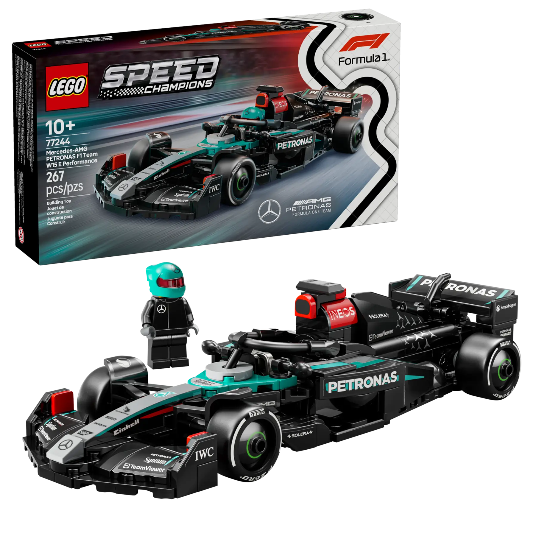 うしらかページ LEGO Speed Champions Mercedes-AMG F1 W15 Race Car