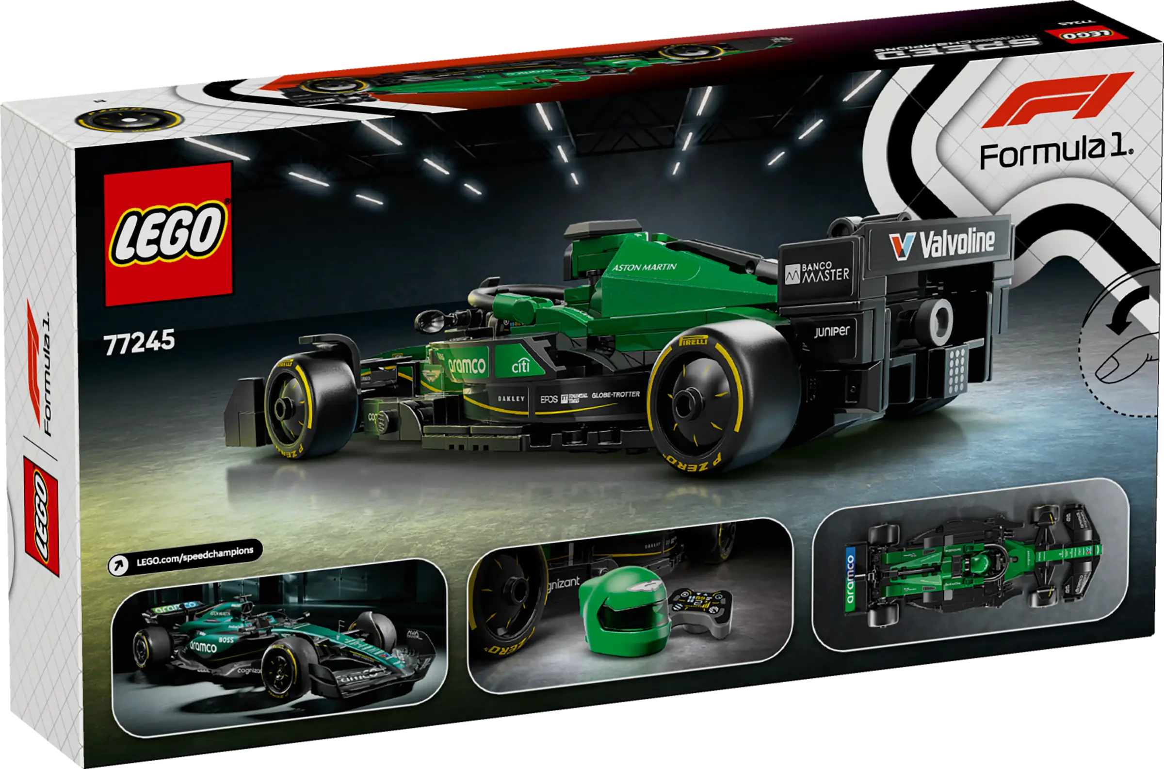 LEGO Speed Champions Aston Martin Aramco F1 AMR24 Race Car