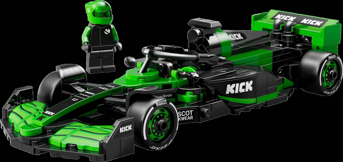LEGO Speed Champions KICK Sauber F1 Team C44 Race Car