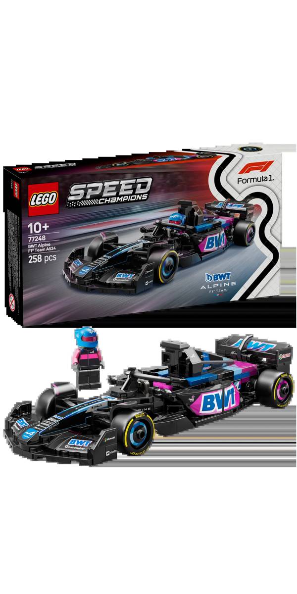 LEGO Speed Champions BWT Alpine F1 Team A524 Race Car
