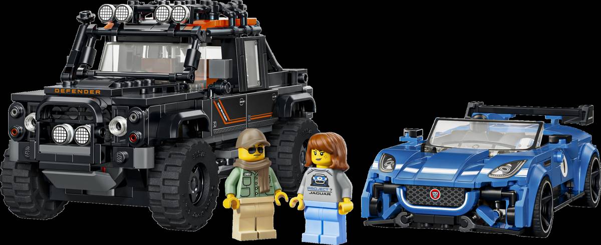 LEGO Speed Champions Jaguar Project 7 & Land Rover Defender