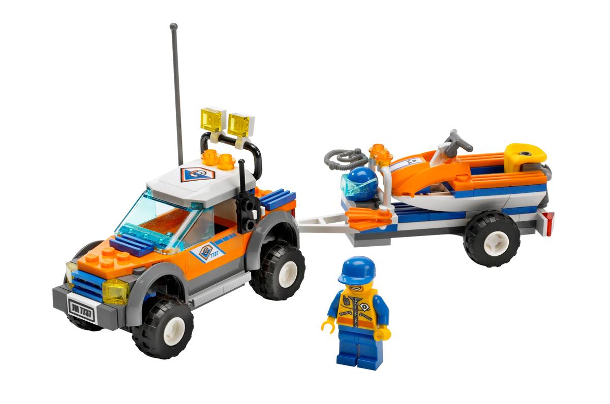 LEGO City Coast Guard 4WD & Jet Scooter • Set 7737