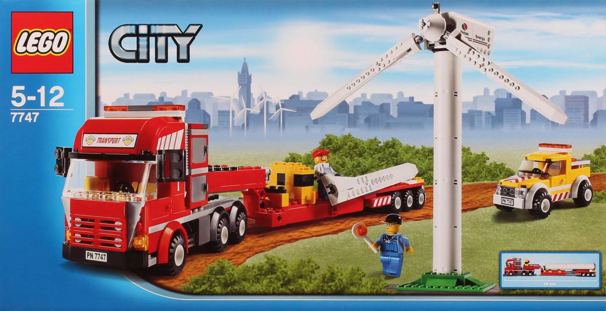 LEGO City Wind Turbine Transport • Set 7747 • SetDB