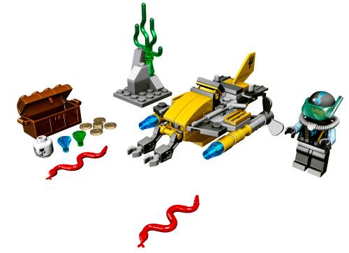 LEGO Aqua Raiders Deep Sea Treasure Hunter • Set 7770