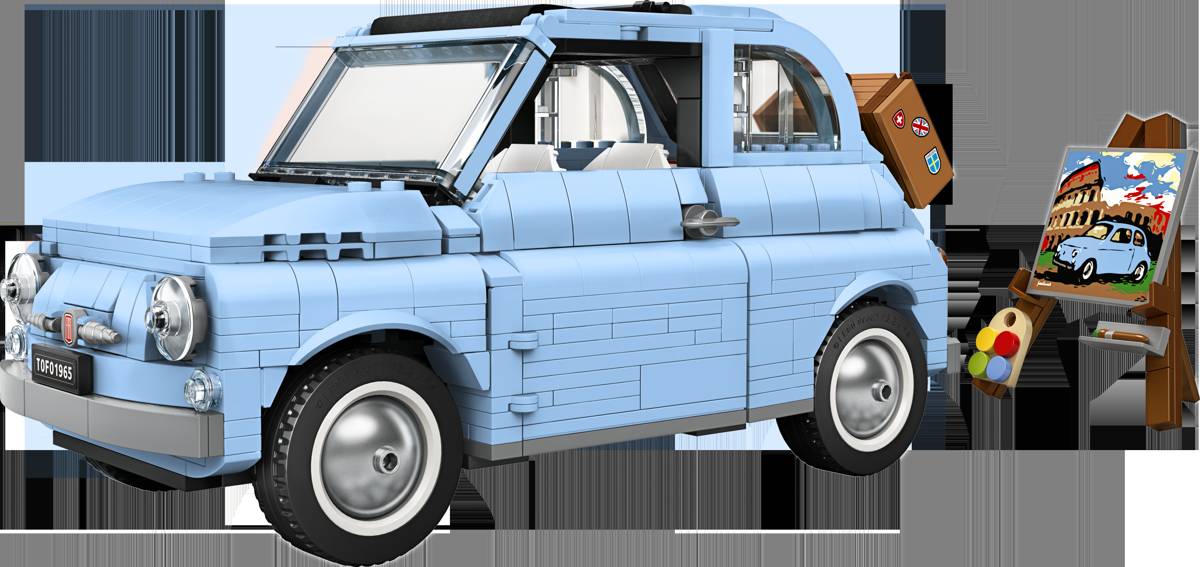 ブラゴ　FIAT Fiat 500 Blue Edition, Building Sets - Amazon Canada