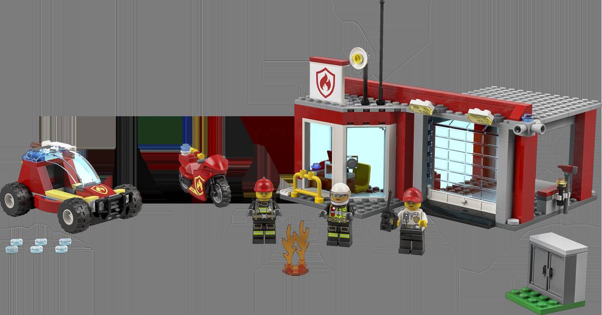 LEGO City Fire Station Starter Set • Set 77943 • SetDB