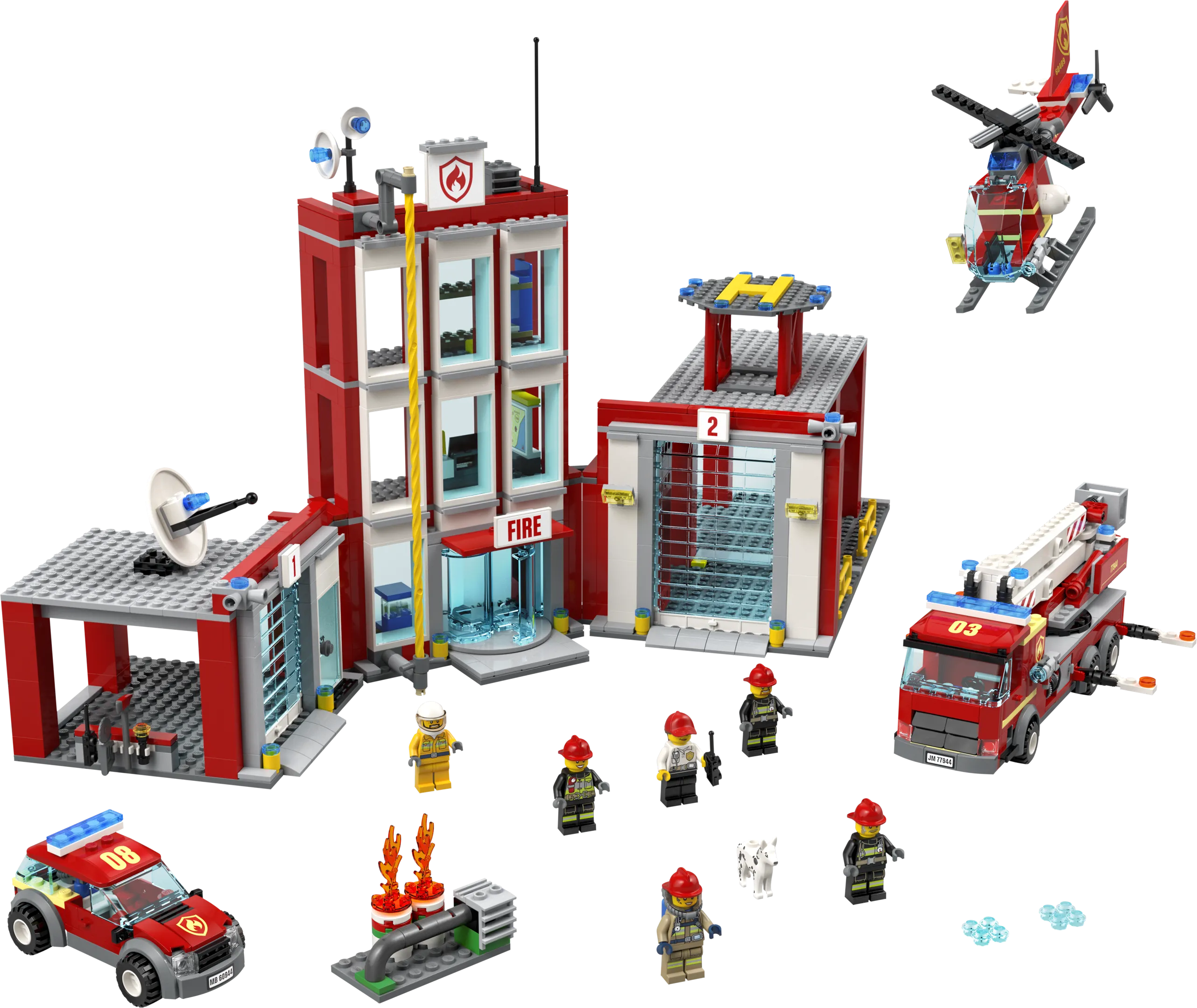 LEGO City Fire Station Headquarters Set 77944 SetDB
