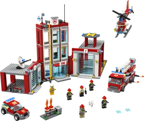 LEGO City Fire Station Starter Set • Set 77943 • SetDB