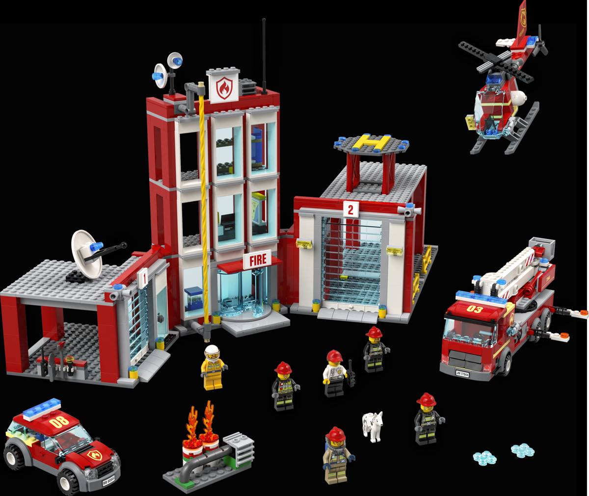 LEGO City Fire Station Headquarters • Set 77944 • SetDB