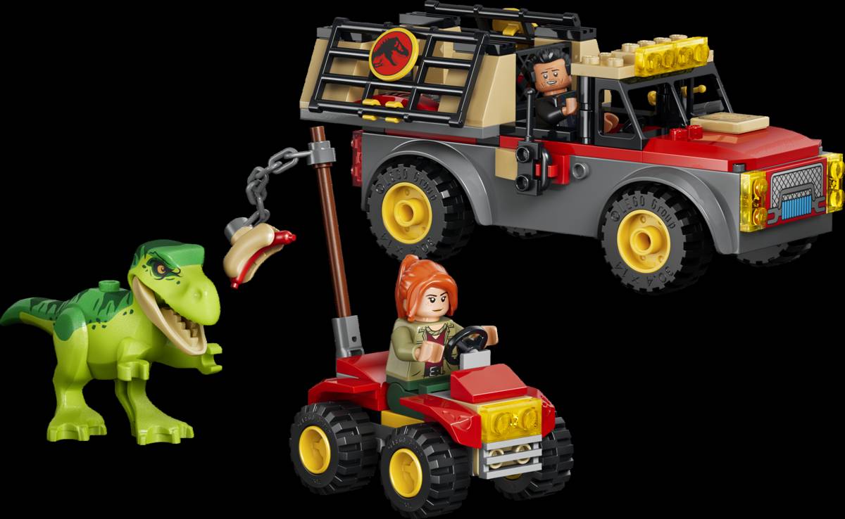LEGO Jurassic World Young T. rex Transport Truck • Set 77978