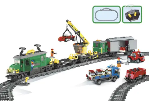 LEGO Trains Orange Vest Safety Stripes, Orange Legs