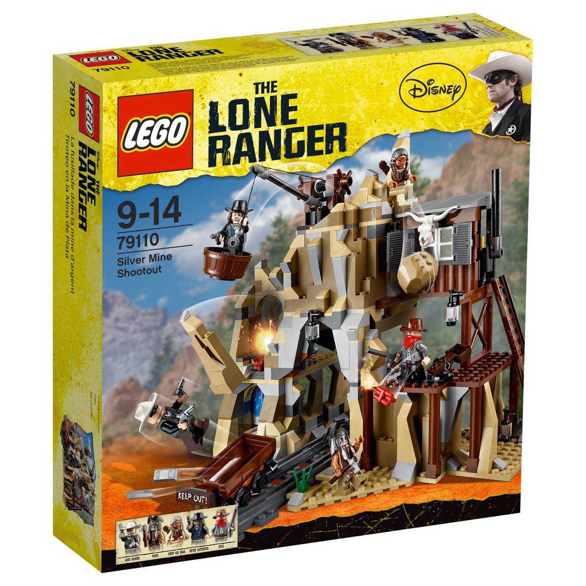 LEGO The Lone Ranger Silver Mine Shootout • Set 79110