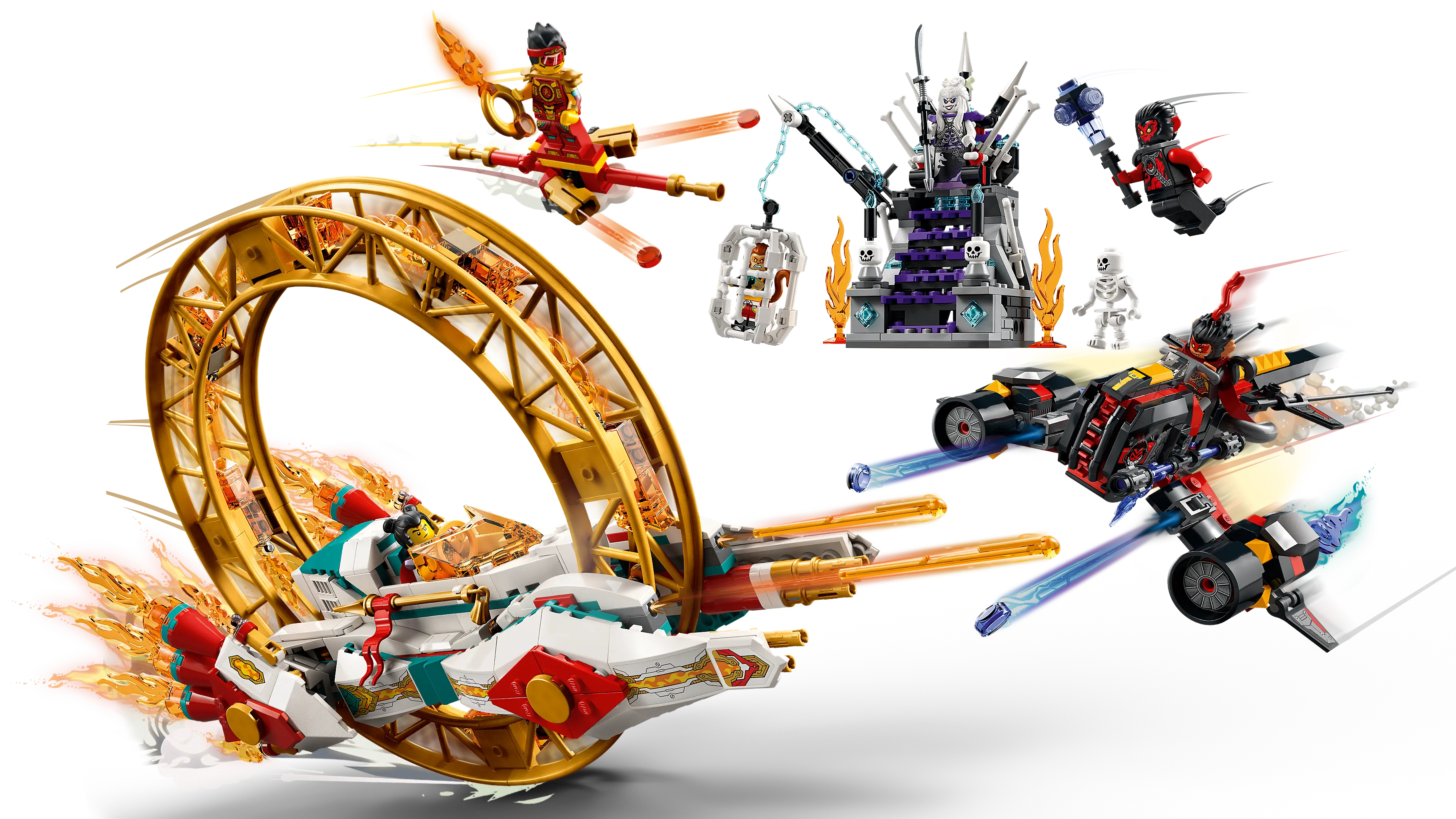 LEGO Monkie Kid Nezha's Fire Ring • Set 80034 • SetDB
