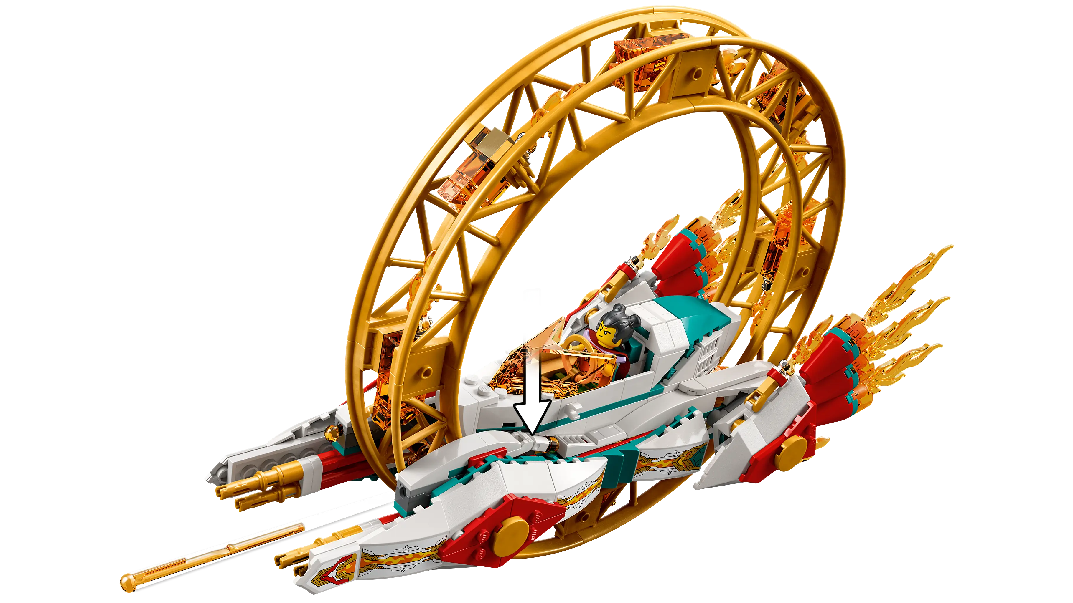 LEGO Monkie Kid Nezha's Fire Ring • Set 80034 • SetDB