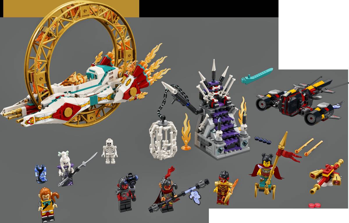 LEGO Monkie Kid Nezha's Fire Ring • Set 80034 • SetDB