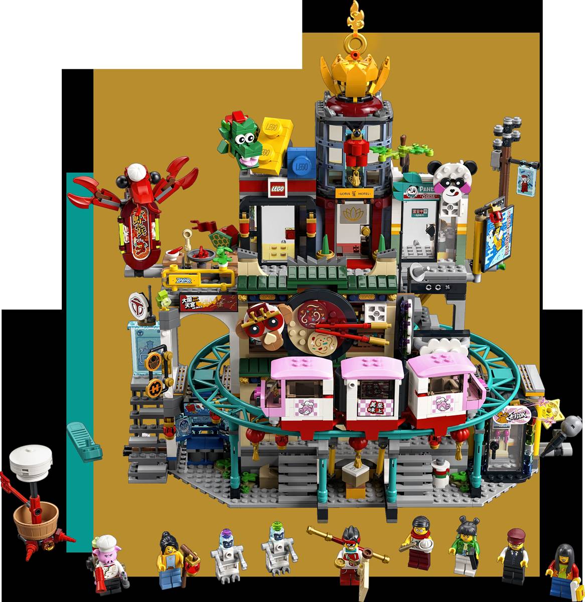 LEGO Monkie Kid The City of Lanterns • Set 80036 • SetDB