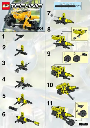 LEGO RoboRiders Onyx • Set 8512 • SetDB • Merlins Bricks