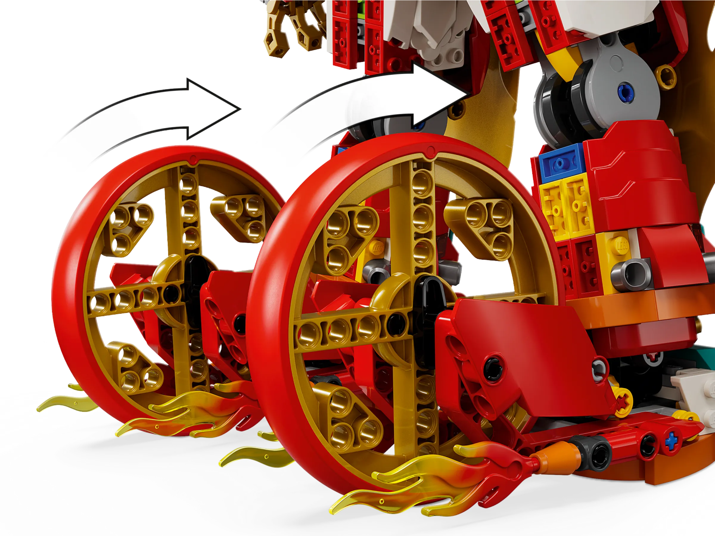 LEGO Monkie Kid Nezha's Ring of Fire Mech • Set 80057