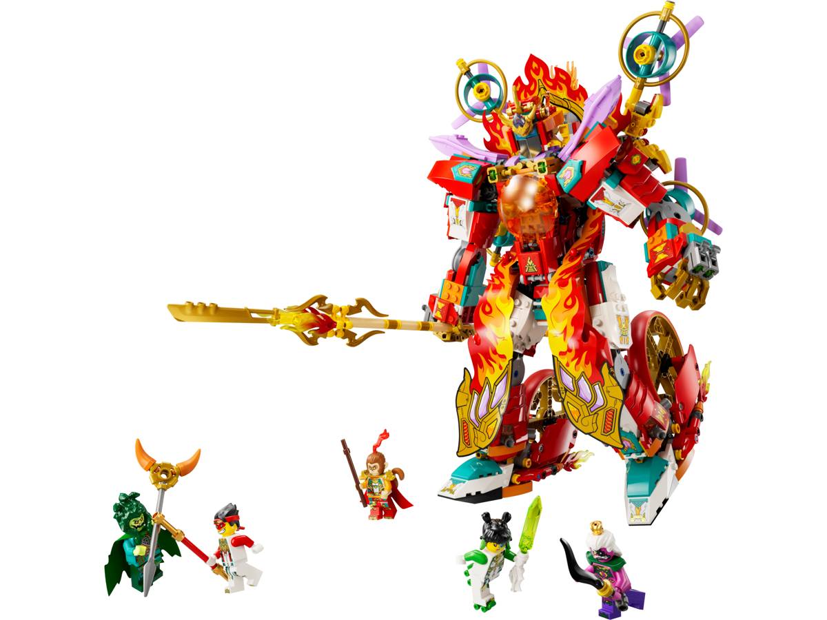 LEGO Monkie Kid Nezha's Ring of Fire Mech • Set 80057 LEGO Monkie Kid Nezha's Ring of Fire Mech • Set 80057