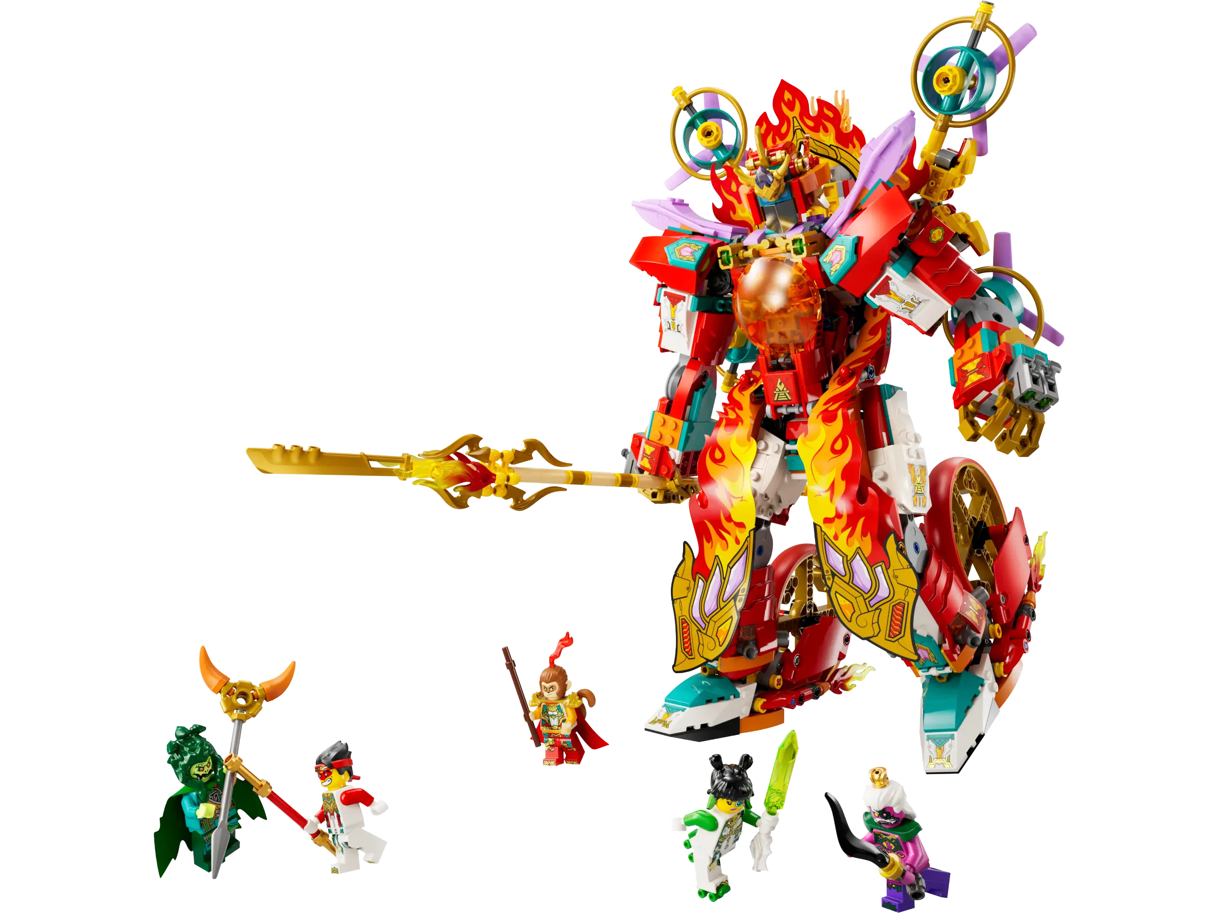 LEGO Monkie Kid Nezha's Ring of Fire Mech • Set 80057
