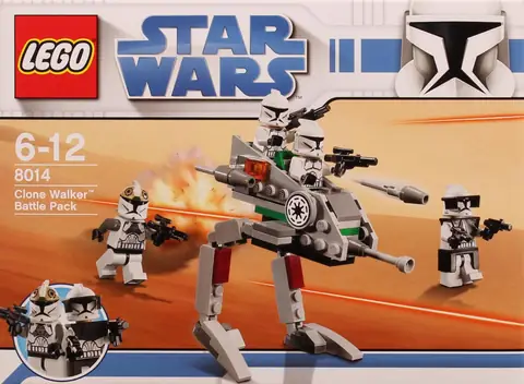 LEGO Star Wars Clone Trooper Gunner Phase 1, Large Eyes
