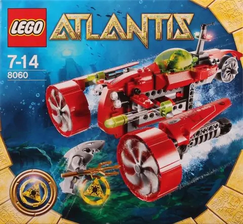 LEGO Atlantis Typhoon Turbo Sub • Set 8060 • SetDB