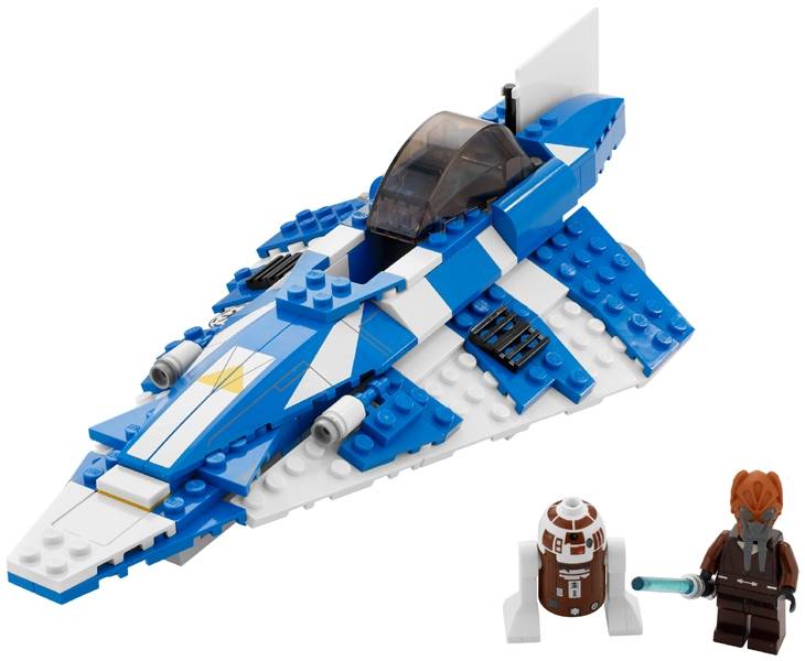 LEGO Star Wars Plo Koon's Jedi Starfighter • Set 8093