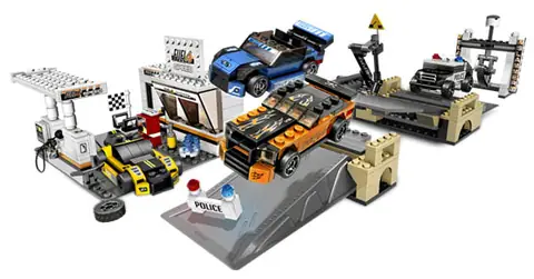LEGO Racers Bridge Chase • Set 8135 • SetDB • Merlins Bricks