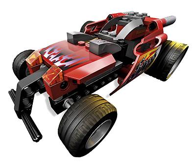LEGO Racers Fire Crusher • Set 8136 • SetDB • Merlins Bricks
