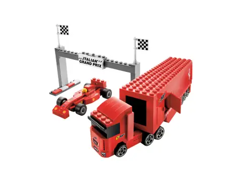 LEGO Racers Ferrari F1 Truck • Set 8153 • SetDB
