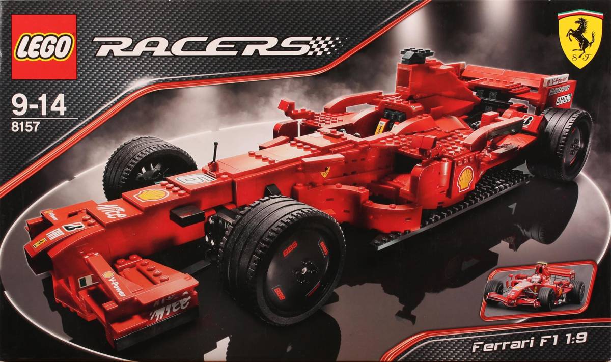 LEGO Racers Ferrari F1 • Set 8157 • SetDB • Merlins Bricks