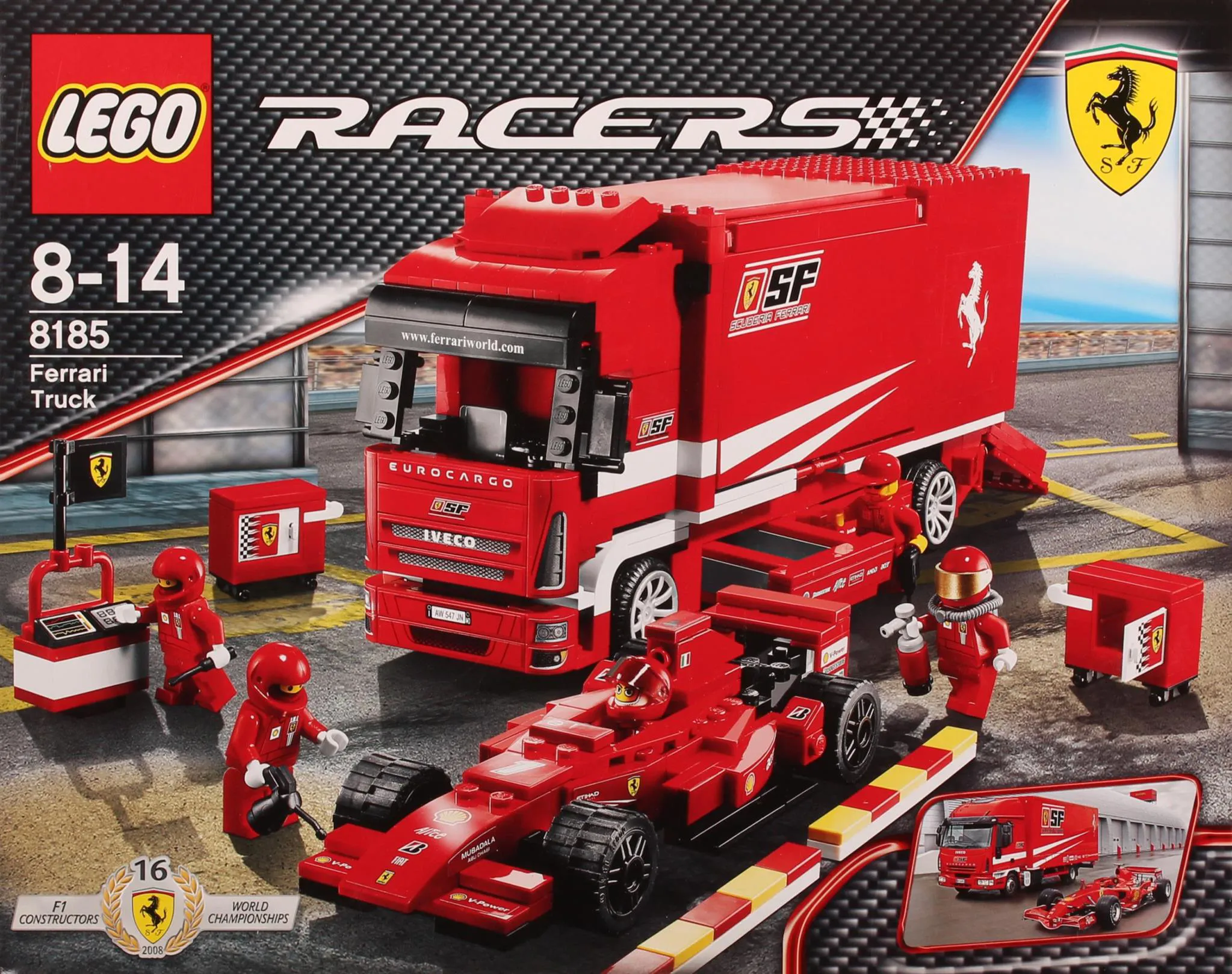 LEGO Racers Ferrari Truck • Set 8185 • SetDB