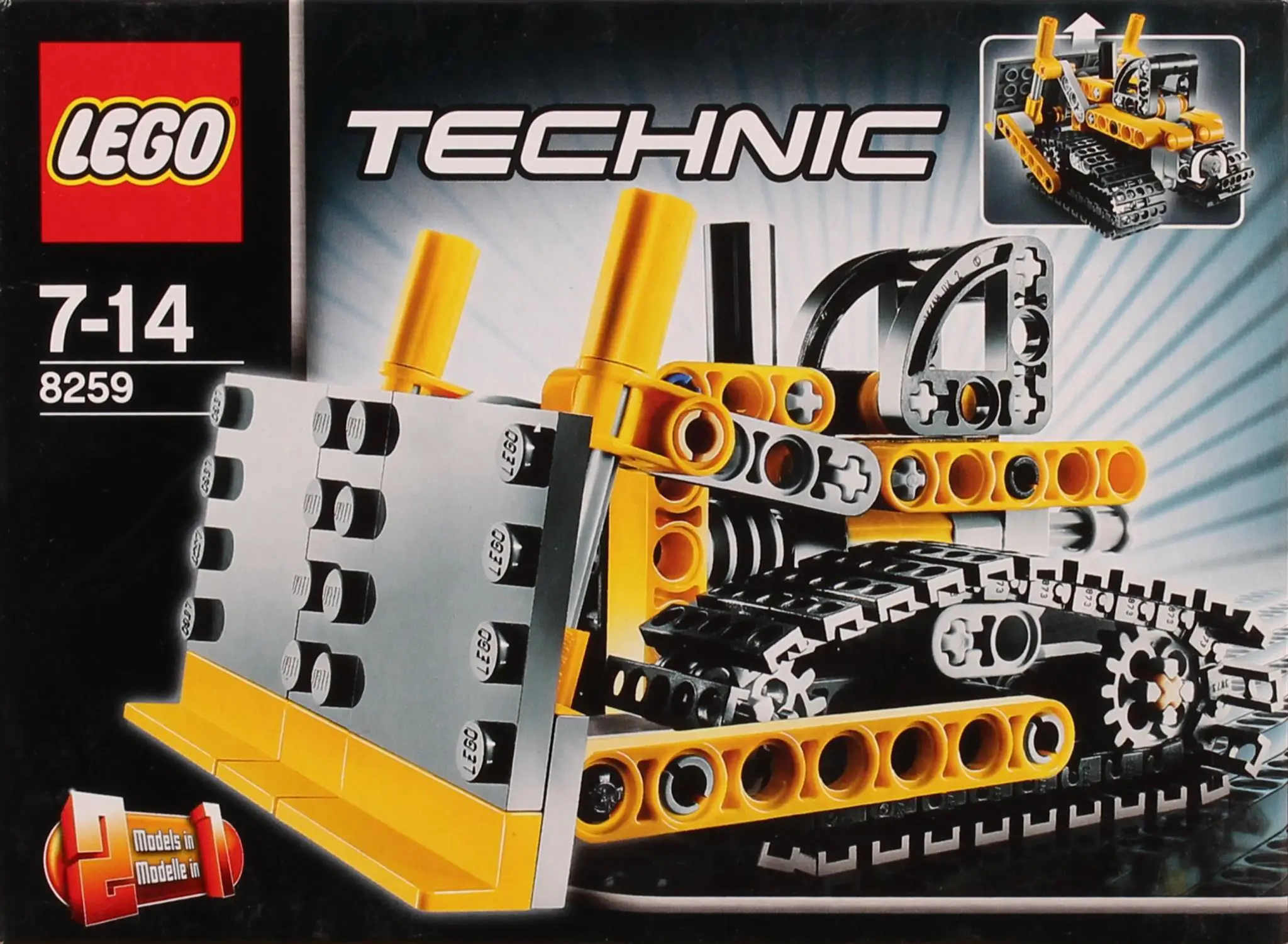 LEGO Technic Mini Bulldozer • Set 8259 • SetDB