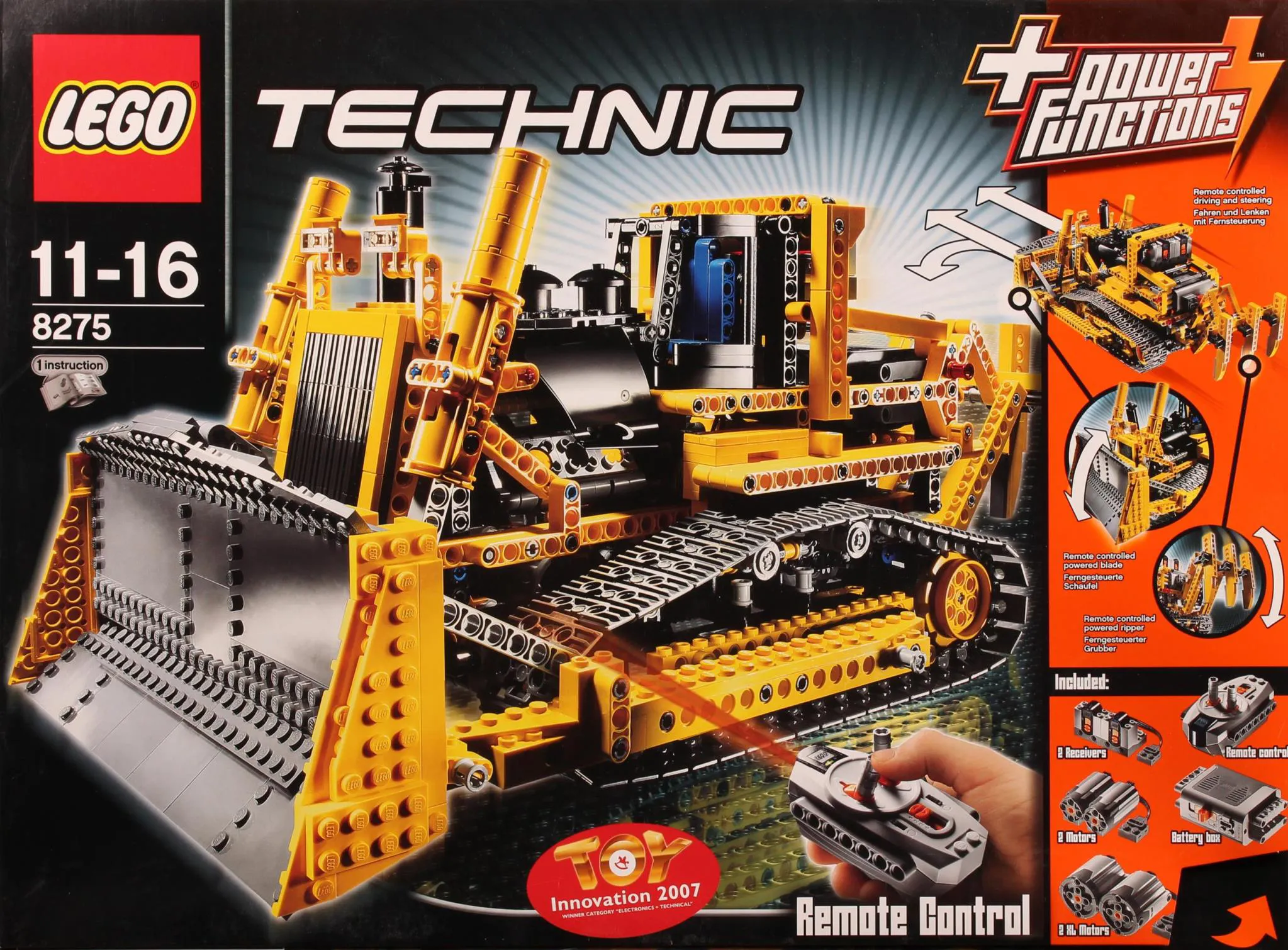 LEGO Technic Motorized Bulldozer • Set 8275 • SetDB LEGO Technic Motorized Bulldozer • Set 8275 • SetDB