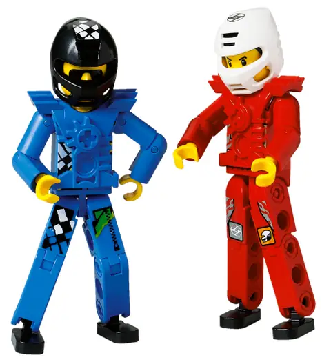 LEGO Technic Figure Blue Legs Blue Top with Chest Plate