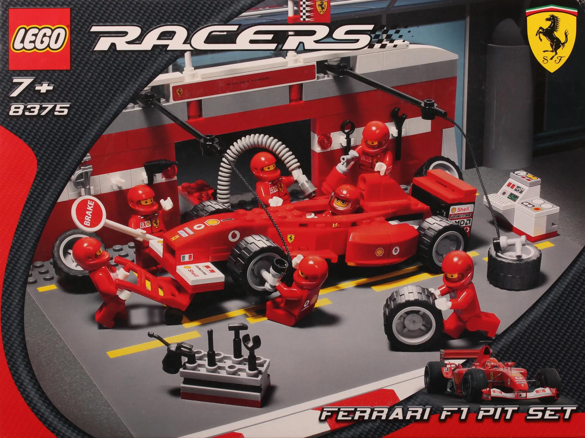 LEGO Ferrari F1 Pit Set • Set 8375 • SetDB • Merlins Bricks