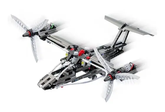 シークエンス4+ LEGO Technic Aircraft • Set 8434 • SetDB • Merlins Bricks