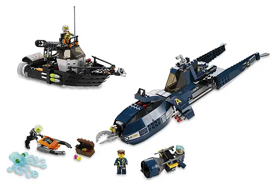 探検と冒険　7 LEGO SetDB • 8636 Set • Quest Sea Deep 7 Mission Agents 地図・旅行ガイド