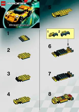 LEGO Racers Street Maniac • Set 8644 • SetDB