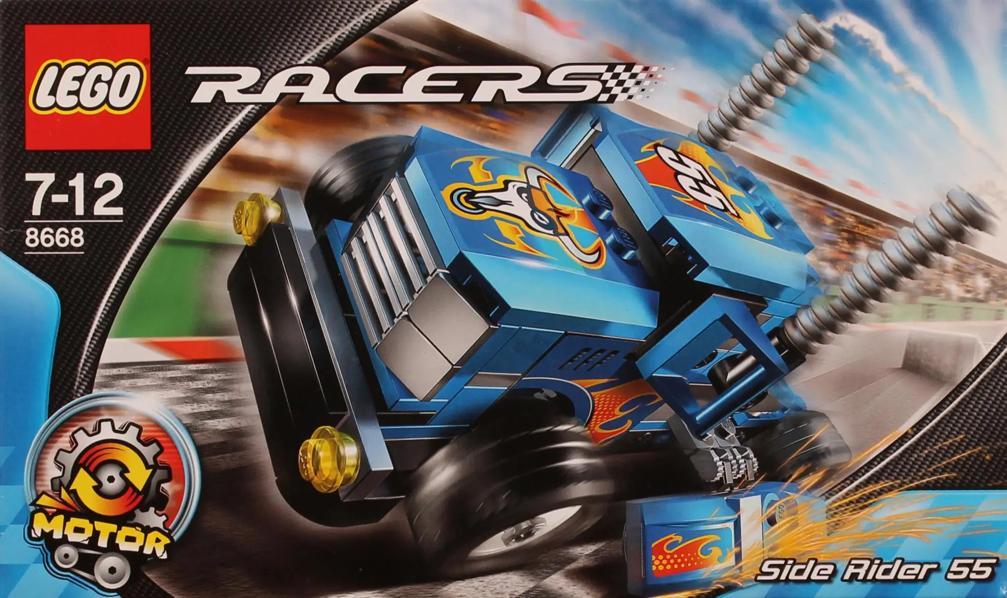 LEGO Racers Side Rider 55 • Set 8668 • SetDB