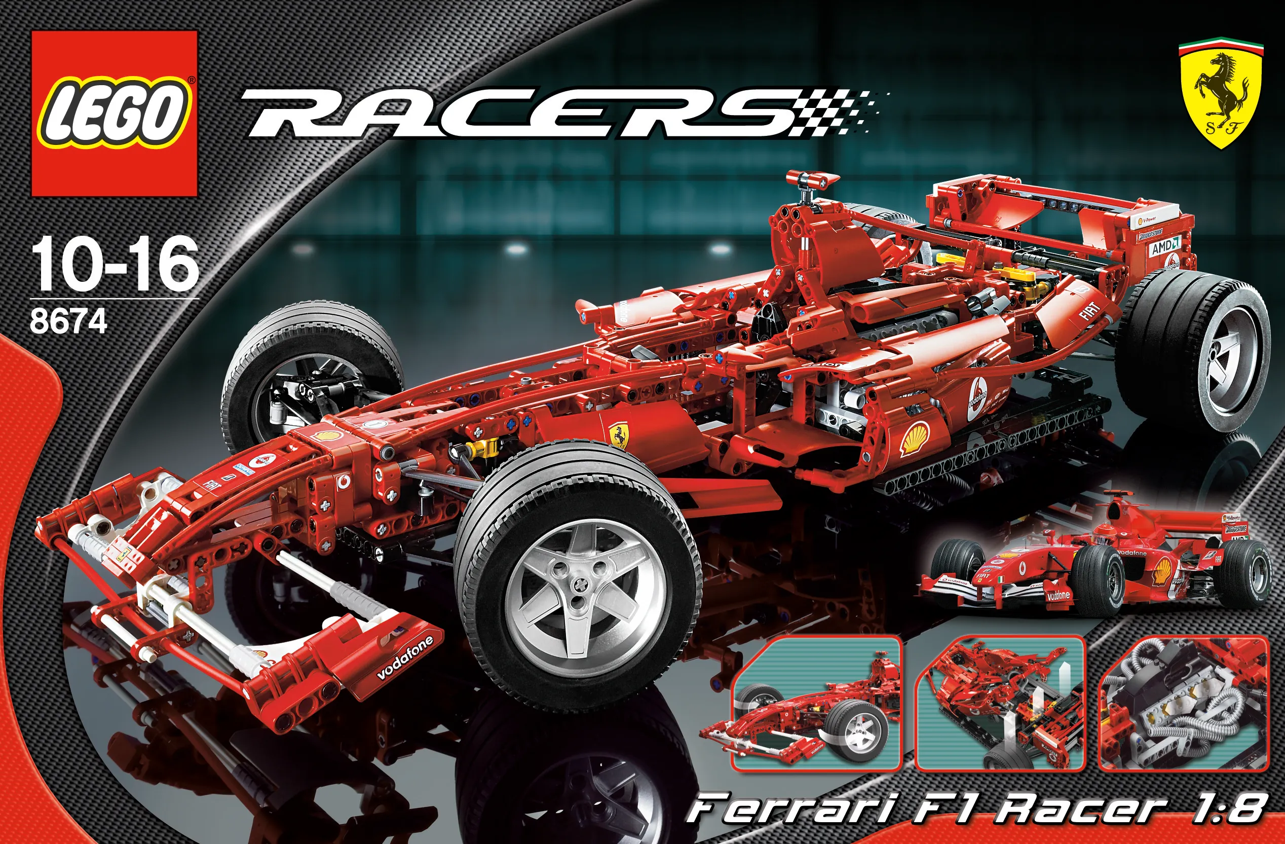LEGO Ferrari F1 Racer • Set 8674 • SetDB • Merlins Bricks