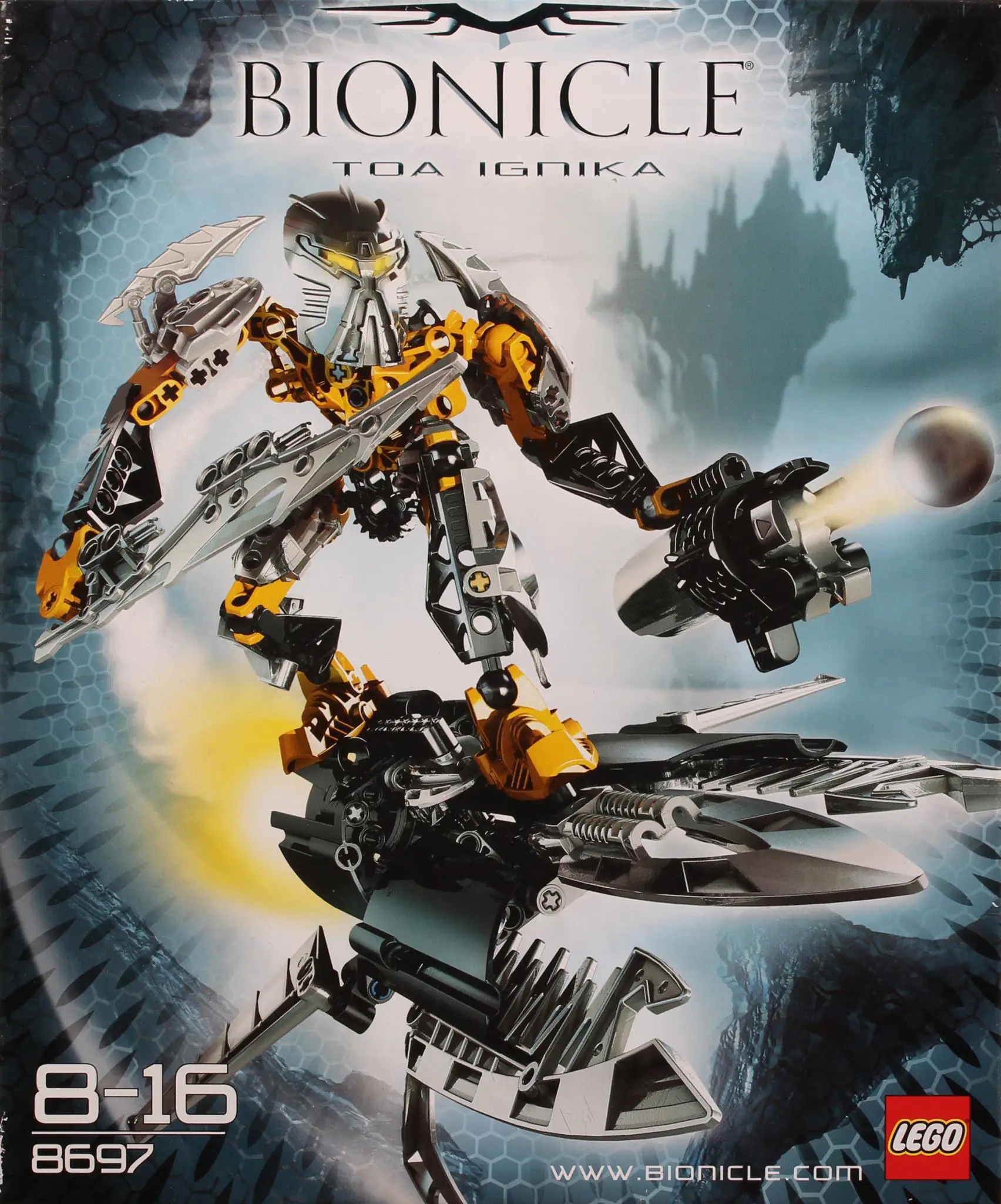 Toa Merlin LEGO BIONICLE Toa Ignika • Set 8697 • SetDB • Merlins Bricks