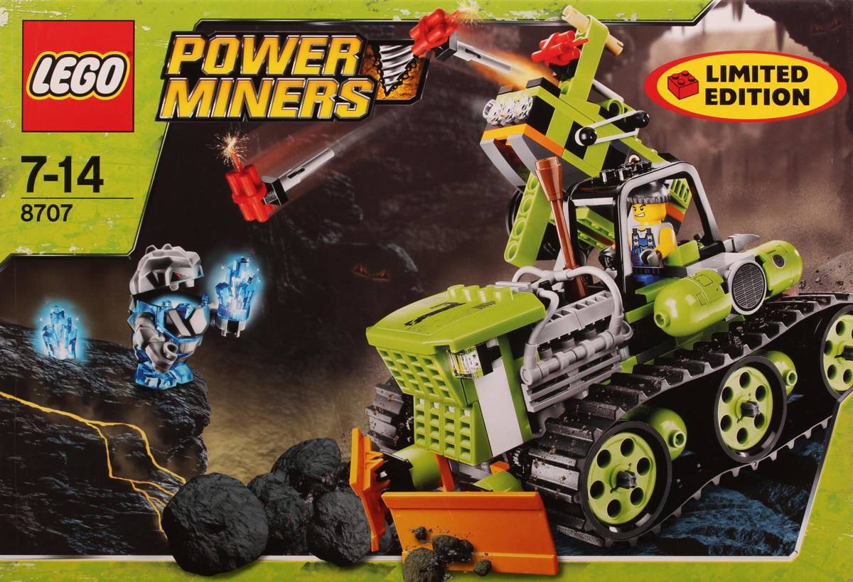 LEGO Power Miners Boulder Blaster • Set 8707 • SetDB