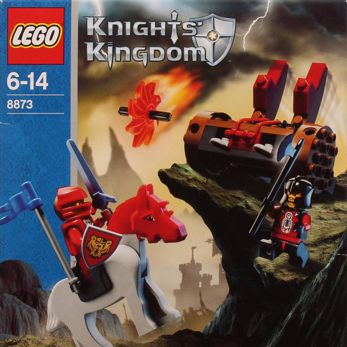 LEGO Knights Kingdom Fireball Catapult • Set 8873 • SetDB